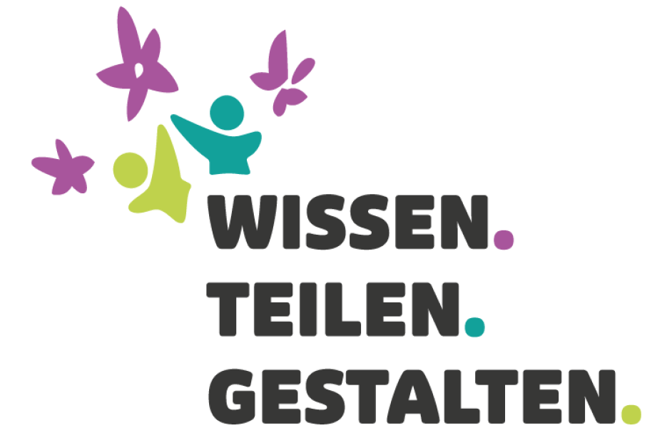 Projektlogo Wissen.Teilen.Gestalten.