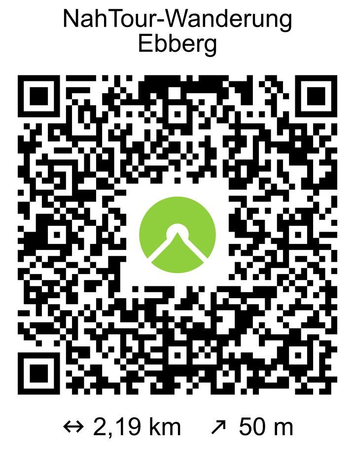 QR-Code für die komoot-Wanderung Ebberg