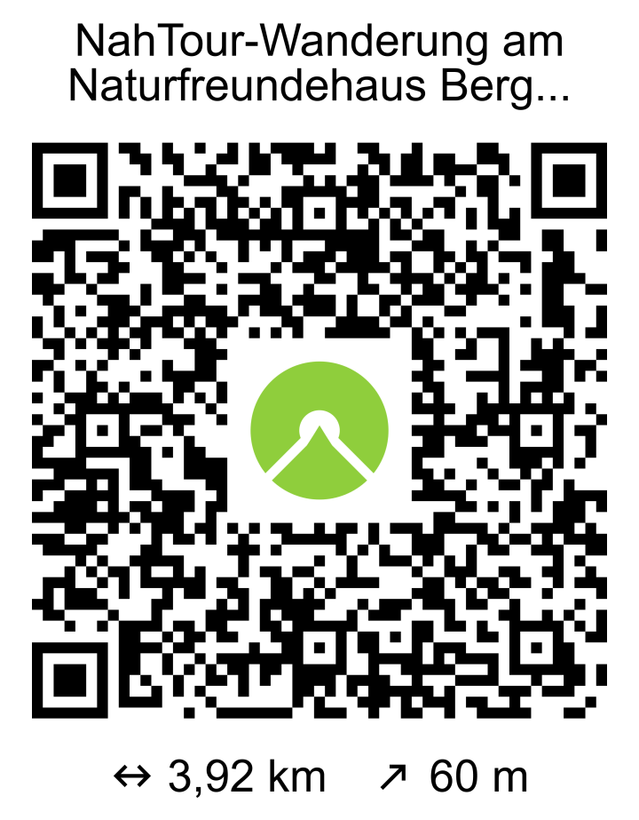 QR-Code für die komoot-Wanderung Berg