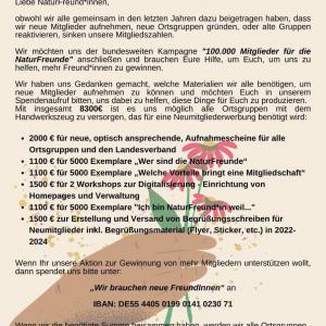 Naturfreunde Kampagne 100.000